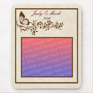 Elegant Butterfly Mouse Pad Mousepad