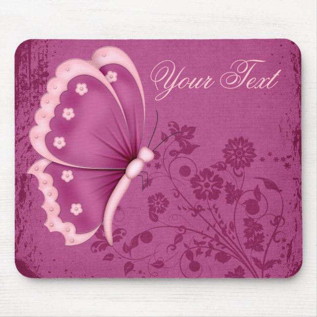 Elegant Butterfly Mousepad (Vorne)