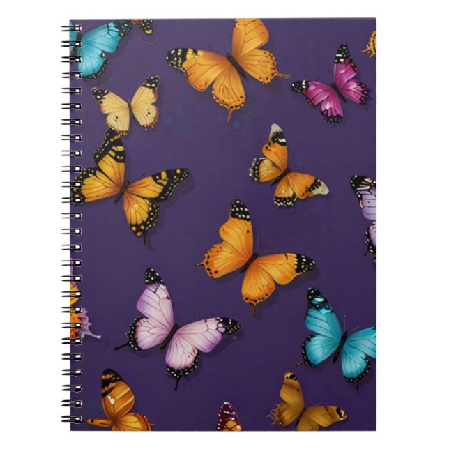 Elegant Butterfly Notizblock (Vorderseite)