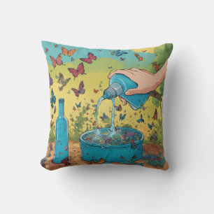 Elegant Butterfly Pillow Kissen