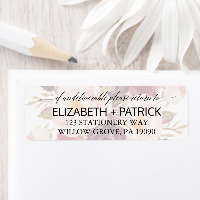 Elegant Calligraphy | Abgestürzte Blumenhochzeit (Insitu)