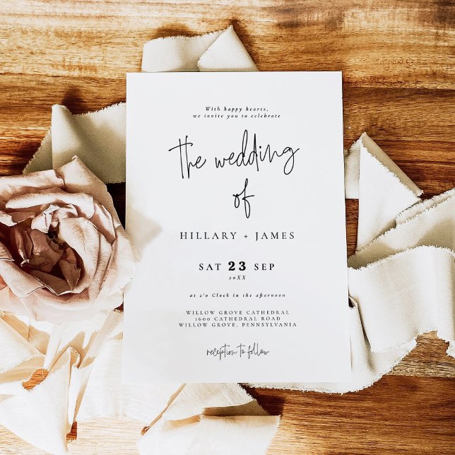 Elegant Calligraphy | Die Hochzeit der Einladung (Von Creator hochgeladen)