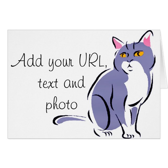 Elegant Cat (Vorderseite (Horizontal))