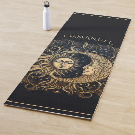 Elegant Celestial Sun Moon Personalisiert Yogamatte