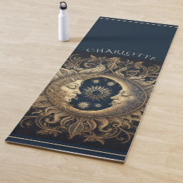 Elegant Celestial Sun Moon Personalisiert Yogamatte