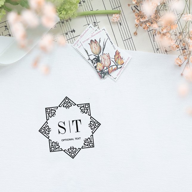 Elegant Celtic Monogram Gummistempel (Von Creator hochgeladen)