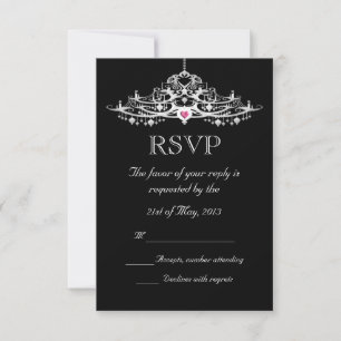 Elegant Chandelier Wedding RSVP