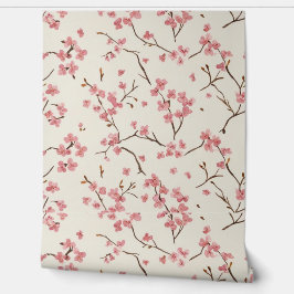 Elegant Cherry Blossom Floral Wallpaper Tapete