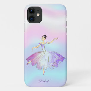 Elegant Chic Ballerina Rainbow Holographic Case-Mate iPhone Hülle
