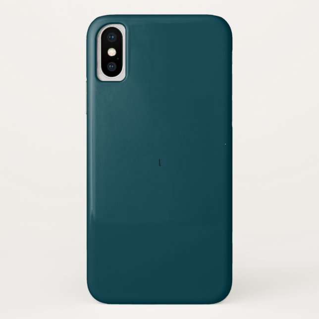 Elegant Chic Blue Aquamarin Case-Mate iPhone Hülle (Rückseite)
