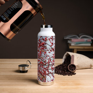 Elegant Chic Blume Blossom Trinkflasche