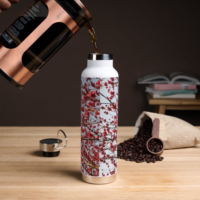 Elegant Chic Blume Blossom Trinkflasche (Kaffee)