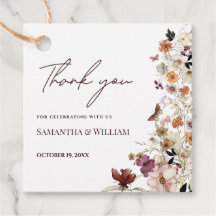 Elegant Chic Boho Pastel Wildblume Thema Hochzeit