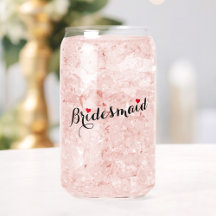 Elegant Chic Bridesmaid Heart Wedding Bachelorette