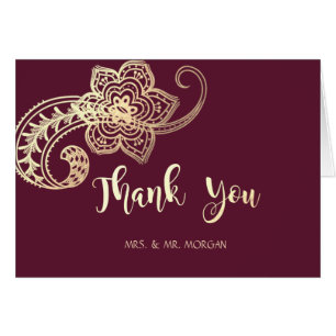 Elegant Chic Gold Paisley