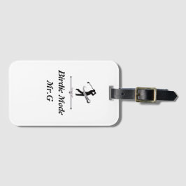 Elegant Chic Golf Luggage Tag gift 2026 Gepäckanhänger