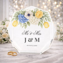 Elegant Chic Keepsake Newlyweds Gift Bride Groom 