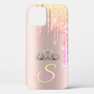 Elegant Chic Tiara Cool Glitzer Tropfen Case-Mate iPhone Hülle