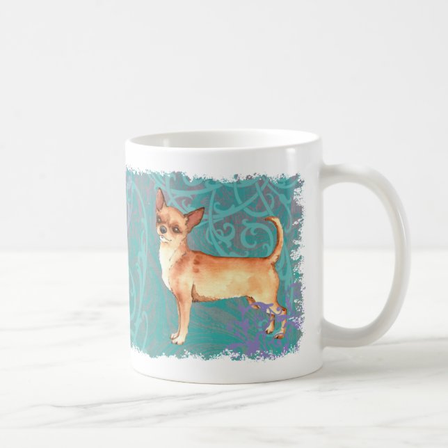 Elegant Chihuahua Kaffeetasse (Rechts)