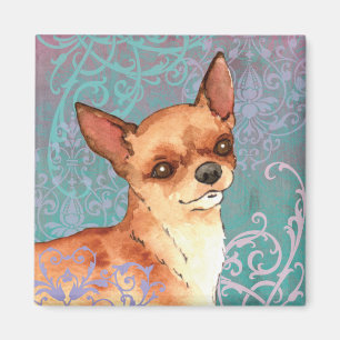 Elegant Chihuahua Magnet