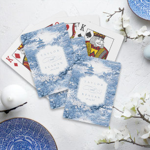 Elegant Chinoiserie Gastgeschenk Hochzeit ID1094 Spielkarten