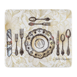 Elegant chopping board schneidebrett