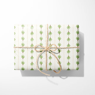 Elegant Christmas Mistletoe Geschenkpapier