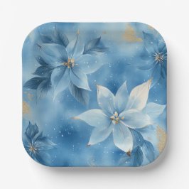 Elegant Christmas Paper Plates  Pappteller