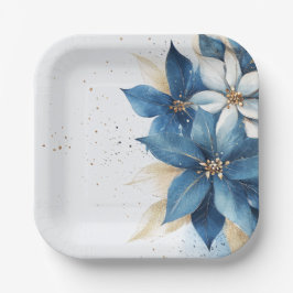 Elegant Christmas Paper Plates  Pappteller