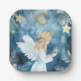 Elegant Christmas Paper Plates  Pappteller