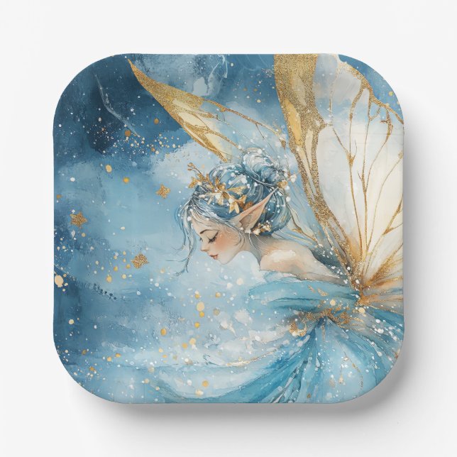 Elegant Christmas Paper Plates  Pappteller (Vorderseite)