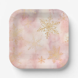 Elegant Christmas Paper Plates  Pappteller