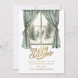 Elegant Christmas Party Holiday Card Feiertagskarte