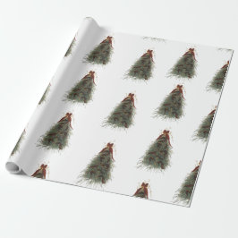 Elegant Christmas Tree Wrapping Paper Geschenkpapier