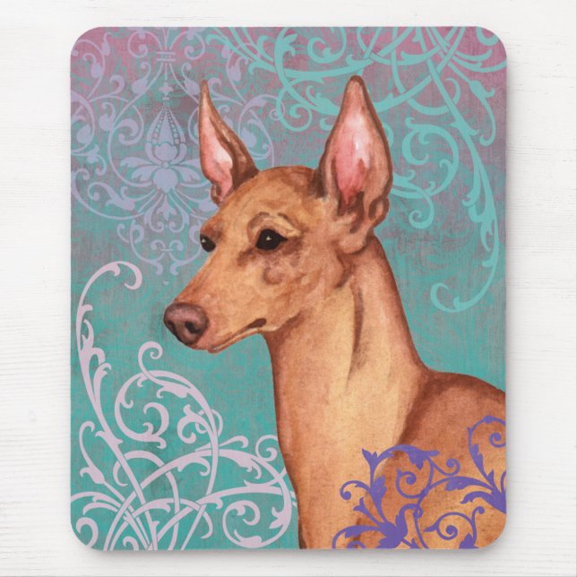 Elegant Cirneco dell'Etna Mousepad (Vorne)