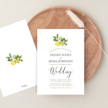 Elegant Citrus Lemon Greenerity Wedding