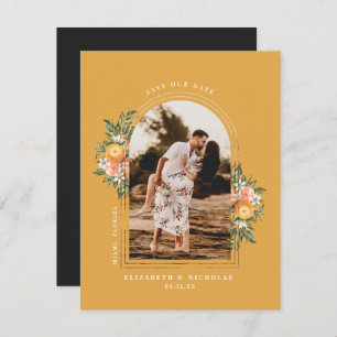 Elegant Citrus Orchard   Boho Save the Date