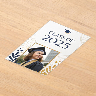 Elegant Class of 2025 Design Acryleinladungen