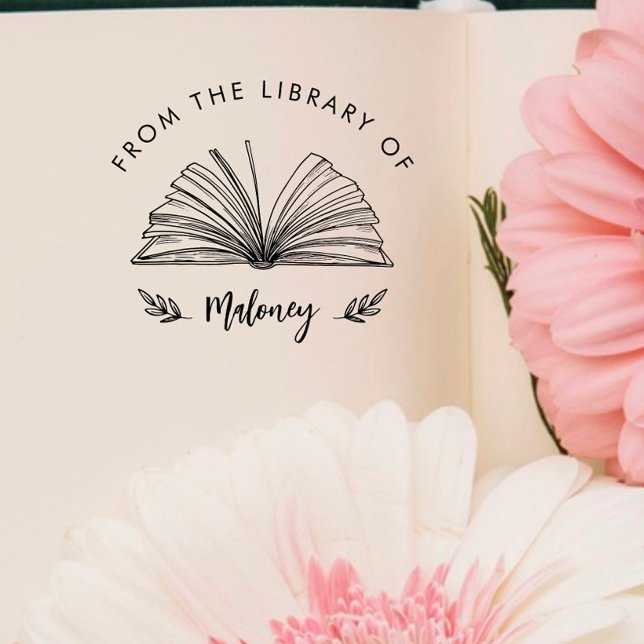 Elegant Classic Script From the Library Of Custom  Gummistempel (Von Creator hochgeladen)