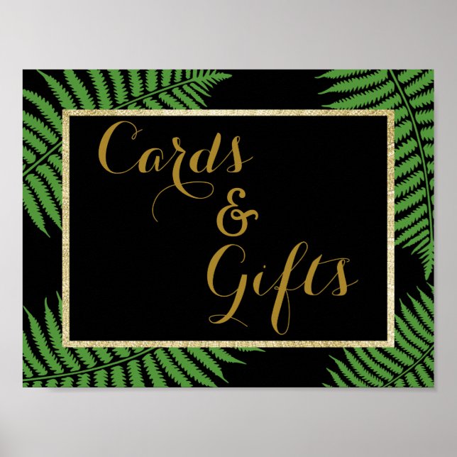 Elegant Classy Bracken Wedding Poster (Vorne)