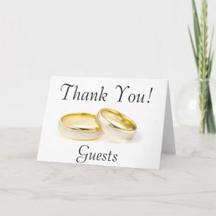 Elegant Classy ChiChi Floral Wedding Vielen Dank Dankeskarte