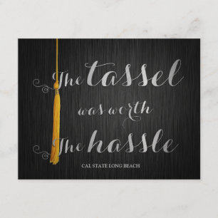 Elegant & Classy Class of 2014 Uni-Abschluß Ankündigung