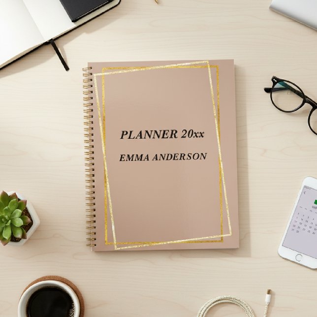 Elegant Clay Gold | Your Name Planer (Von Creator hochgeladen)