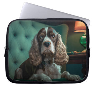 Elegant Cocker Spanel Classic Portrait Design Laptopschutzhülle
