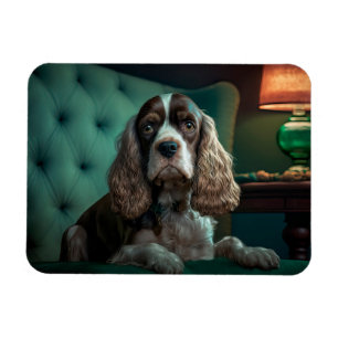 Elegant Cocker Spanel Classic Portrait Design Magnet