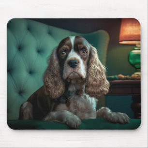 Elegant Cocker Spanel Classic Portrait Design Mousepad