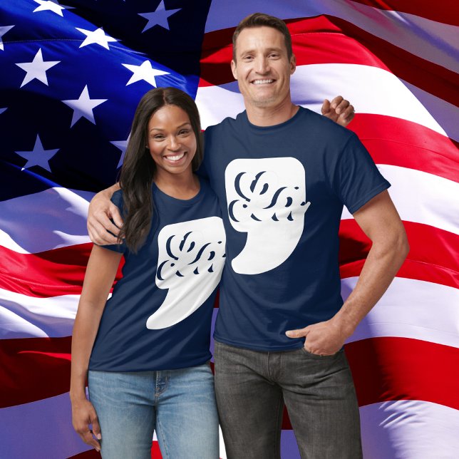 Elegant Comma la Kamala Harris T-Shirt (Von Creator hochgeladen)