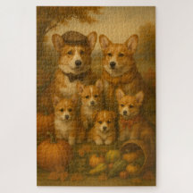 Elegant Corgi Family Erntedank