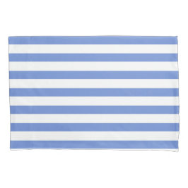 Elegant Cornflower Blue Stripes Kissenbezug
