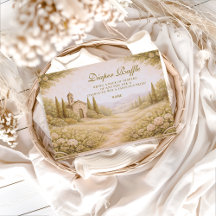 Elegant Countryside Garden Diapper Raffle